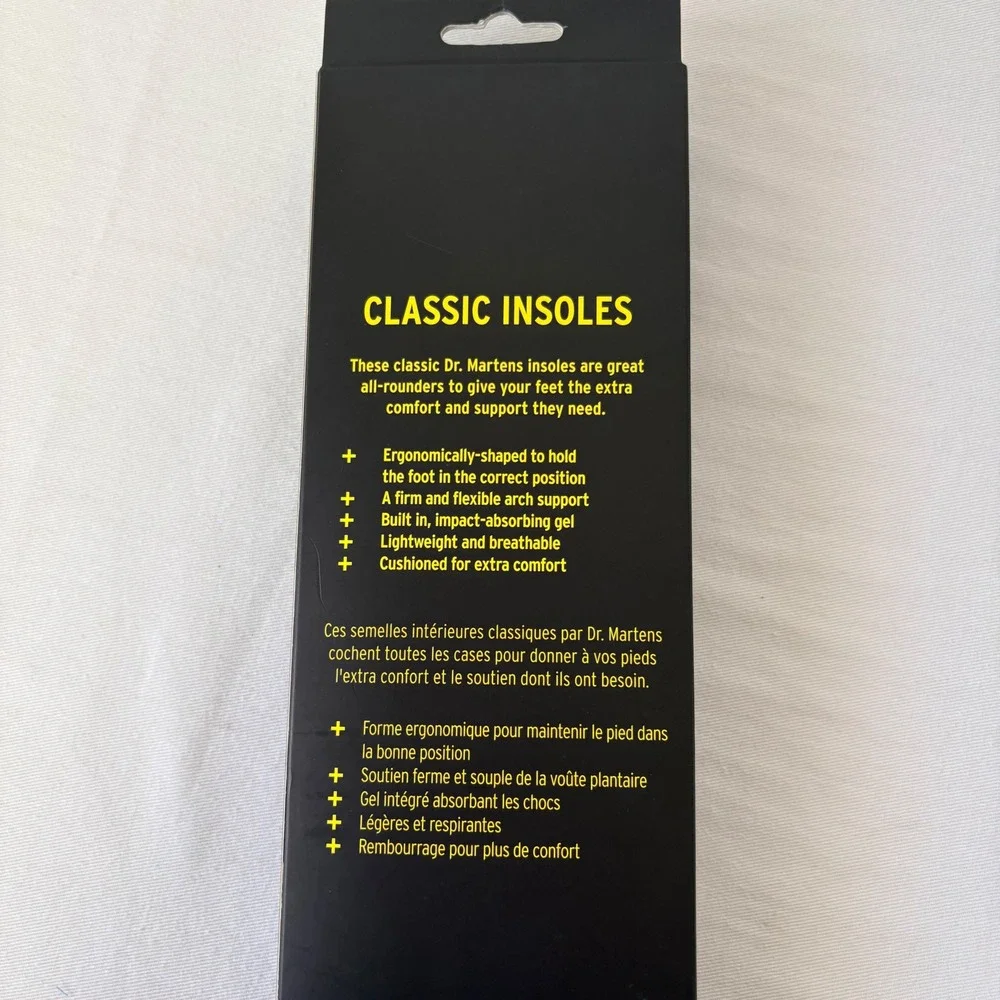 Dr Martens Classic Insoles Lightweight Breathable Comfort Support Size 5 Women